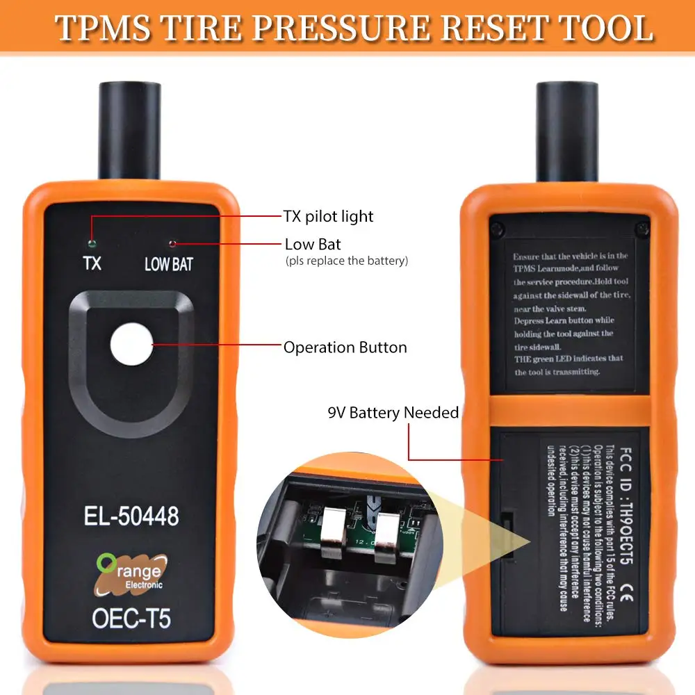 MIKKUPPA EL-50448 Авто датчик давления в шинах TPMS Relearn активация инструмент для G M серии автомобиля 2006