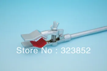 

Lab flask clamp clip test tube clamp accept Dia. 10-40mm zinc alloy plated