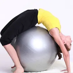 2019 утилита гладкой 75 см йога шары Пилатес фитнес спортзал баланс Fitball упражнения пилатес тренировки толще взрыв мяч