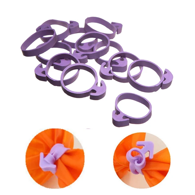 New Arrivals 12 Pcs/Set Silicone Pastry Piping Bag Tie,Sealing Circle