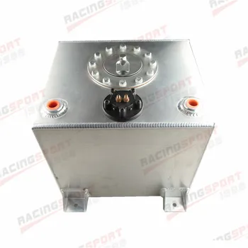 

Universal Polished Aluminum 20L / 5 Gallon Fuel Cell Tank With 0-90omhs Sender