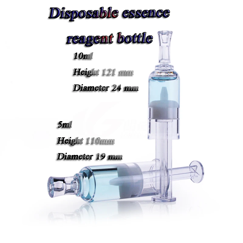 

200pcs/lot capacity 10ml Essence disposable reagent bottles, syringes liquid reagent bottle bottle-grade essence