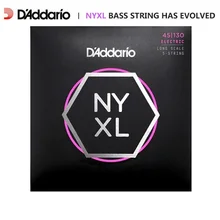 D'addario Daddario NYXL с никелевой обмоткой Струны для бас-гитары длинные весы NYXL4095 NYXL45100 NYXL45105 NYXL50105 NYXL45130(5-строки