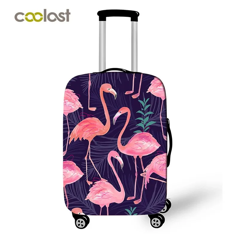 Flamingo Luggage Cover for Girls 18 28 Inch Pink Suitcase Protective