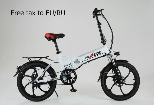 20 дюймов электрический велосипед 48V12. 5A литиевая батарея алюминиевый складной электрический велосипед 350 Вт Мощный мотор снег/Горный e велосипед Город - Цвет: 001