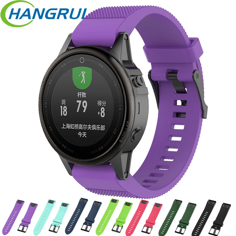 

Smart watch band strap for fenix 5S wristwatch bands 20mm replacement silicone bracelet for garmin 5S quick relase watches belt