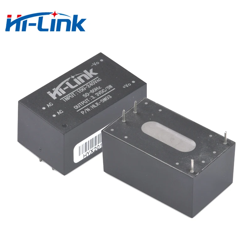 HLK-5M03 AC-DC 220V до 3,3 V 5W Изолированный Питание модуль интеллигентая(ый) бытовой выключатель