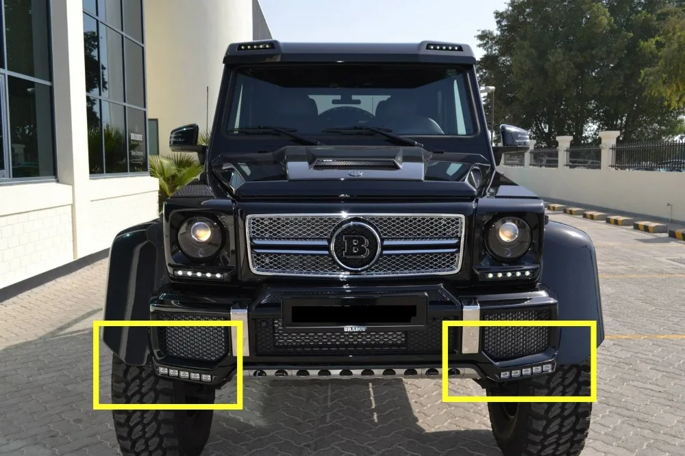 Светодиодный фонарь для переднего бампера G CLASS W463 для G wagon G350 G500 G63 G65 светодиодный передний бампер для губ