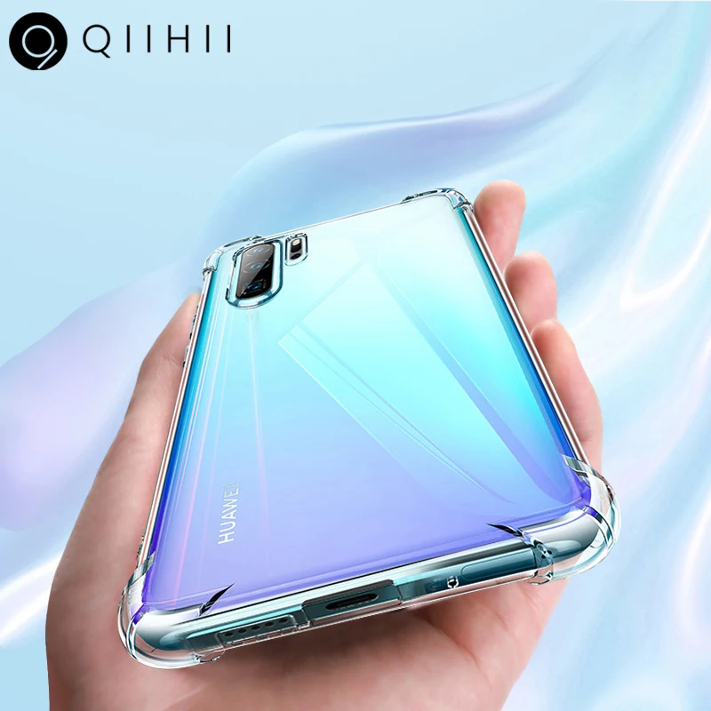

QIIHII Shockproof Phone Case For Huawei P20 Pro Case P Smart 2019 Mate 20 Pro Silicone Phone Cases For Huawei P30 Lite Case