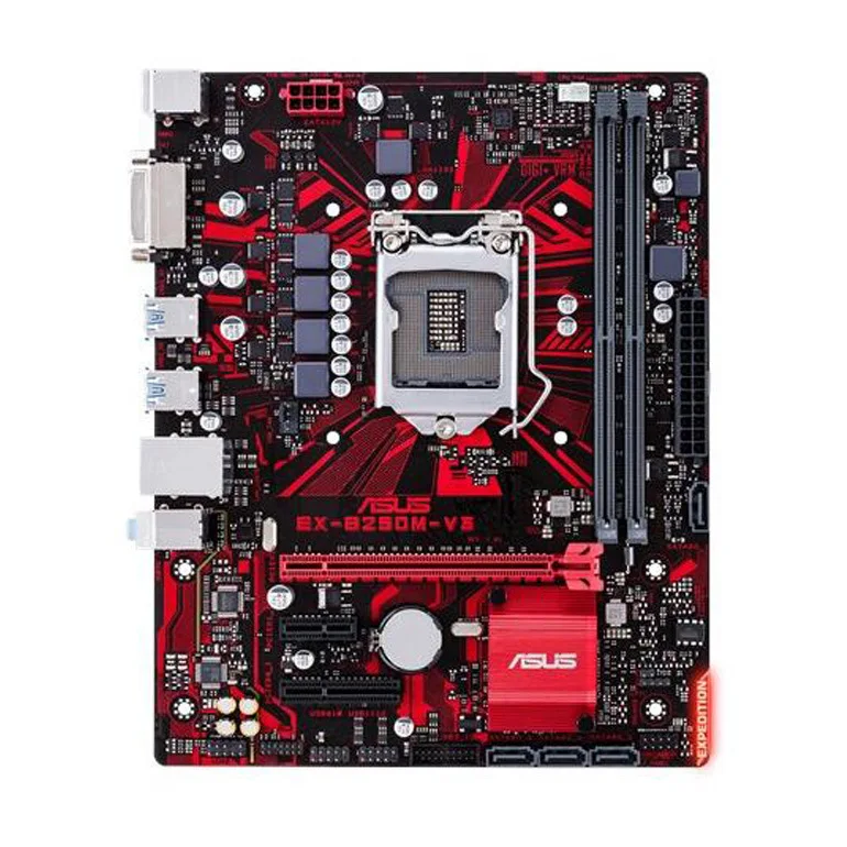 Asus EX-B250M-V5 поддерживает семь поколения ЦП полностью прочная материнская плата