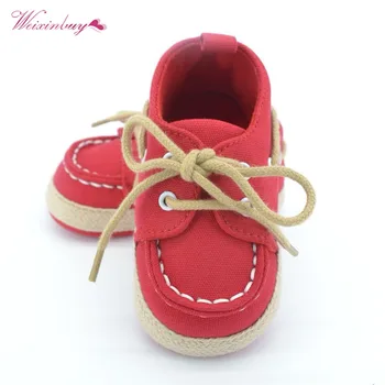 WEIXINBUY Baby Boy Girl Blue Sneakers Soft Bottom