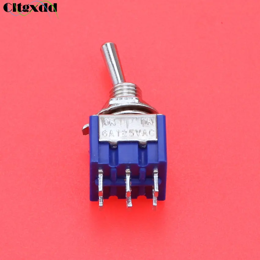 Миниатюрный мини переключатель Cltgxdd 1 шт. 6A 125 В переменного тока 3pin 6pin вкл. ВКЛ. SPDT 2