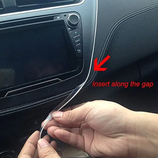 Sound Active RGB LED Car Interior Light Multicolor EL Neon Strip Light Bluetooth Phone Control Atmosphere Light 12V