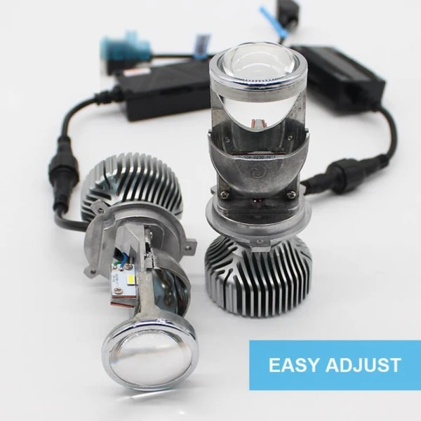 

2PCS H4 G6 LED Hi-Low MINI Projector Lens Headlight For Car Clear Dual Beam Pattern 12V 5500K NO Astigmatic Problem 70W 12000LM