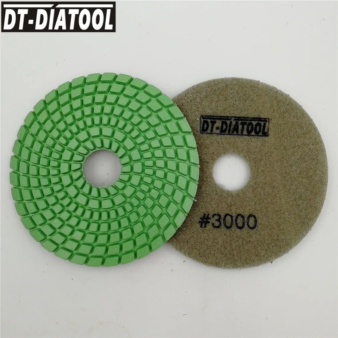 DT-DIATOOL 1 шт. Гибкие Влажные высококачественные алмазные шлифовальные полировка дисков колодки для гранита, мрамора, бетона, камня диаметром 4 дюйма/100 мм