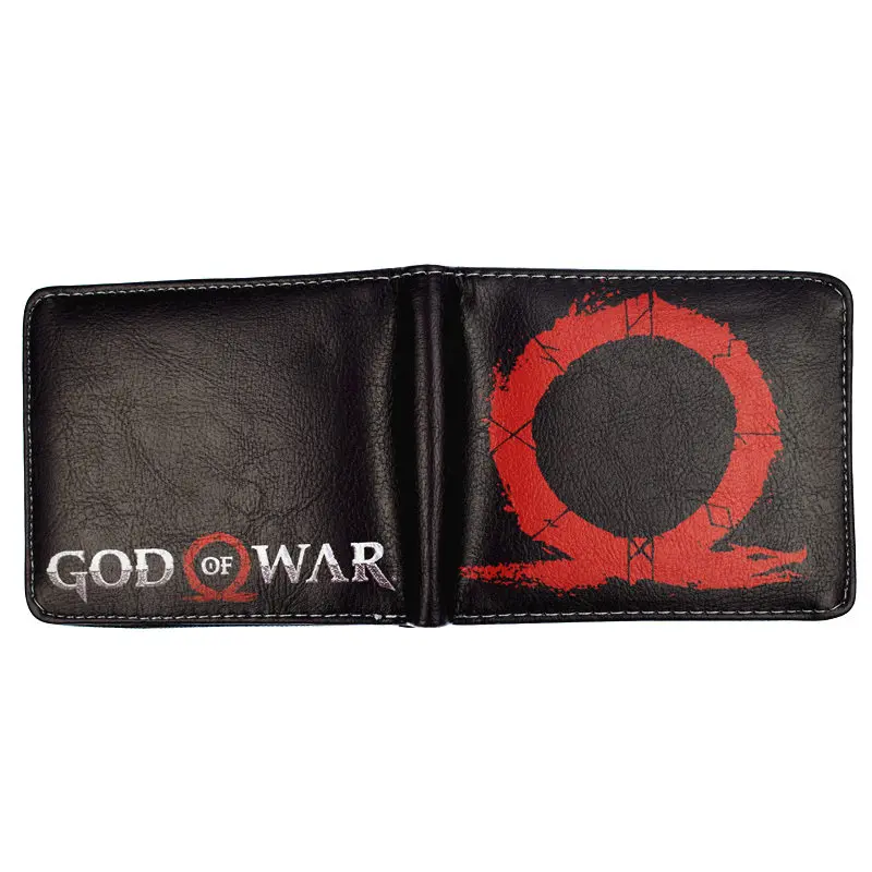 Новое поступление Хит Игры God of War 4 Kratos кошелек мужской PU короткий кожаный кошелек держатель кредитной карты с карманом для монет - Цвет: God of War 09