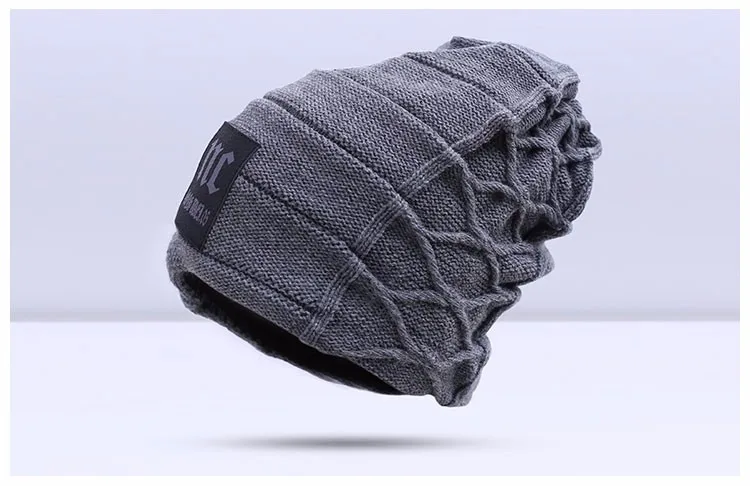 Стильные шапочки Skullies, зимняя мужская шапка, Толстая теплая зимняя мужская шапка, толстая шапка s Beanies, Зимняя мужская шапка toucas gorros