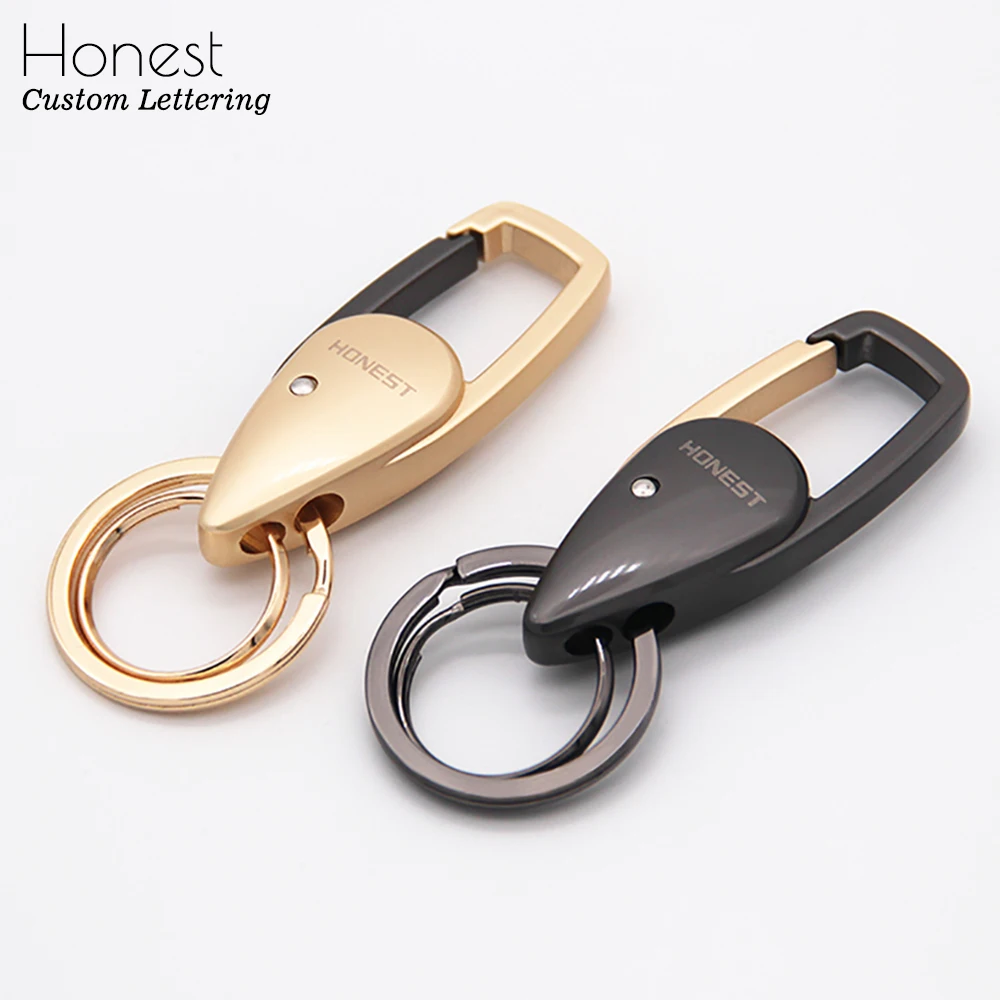 

Honest High-Grade Men Women Custom Lettering Key Chain Buckle For Car Key Holder Ring Jewelry Best Gift Keychains Bag Pendant