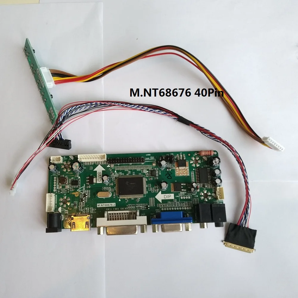 HDMI+DVI+VGA NT68676 LCD Controller Board Kit for 17.3/" 1920X1080 LP173WF1 Panel