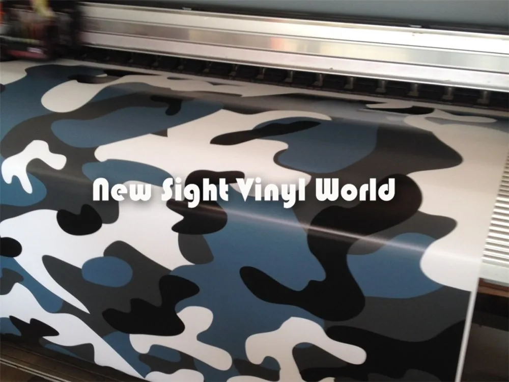 Jumbo Blue Tiger камуфляжная виниловая пленка синяя Camo автомобильная для осушения