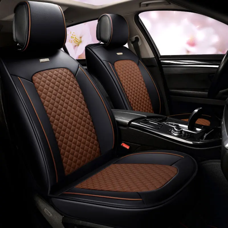 

Leather car seat cover automotive seats covers for skoda kodiaq nissan almera classic g15 n16 bluebird sylphy j32 2002 2003 2004