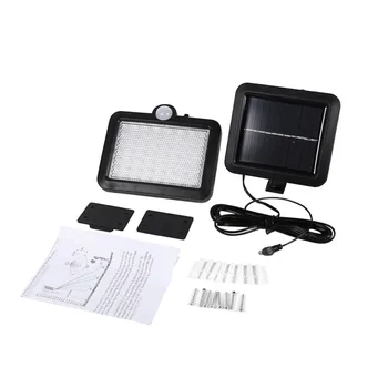

New Motion Detector Sensor 56 LED Solar Powered Light Outdoor Garden Security Lamp Wall Mounted