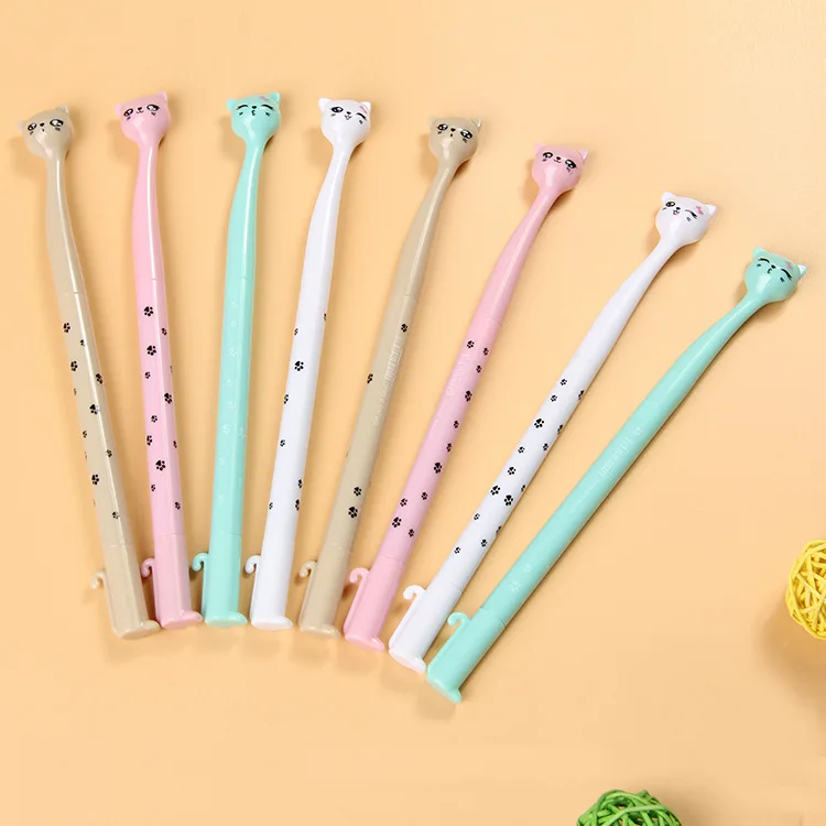 8pcs-lot-cat-face-Gel-Pens-Set-Kawaii-School-Supplies-Office-Stationary-Photo-Album-Kawaii-kute (4)