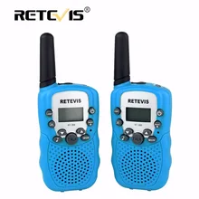 2 шт. мини двухстороннее радио Retevis RT388 детская игрушка Walkie Talkie UHF PMR446 ЖК-дисплей фонарик VOX удобный радиолюбителей подарок для детей
