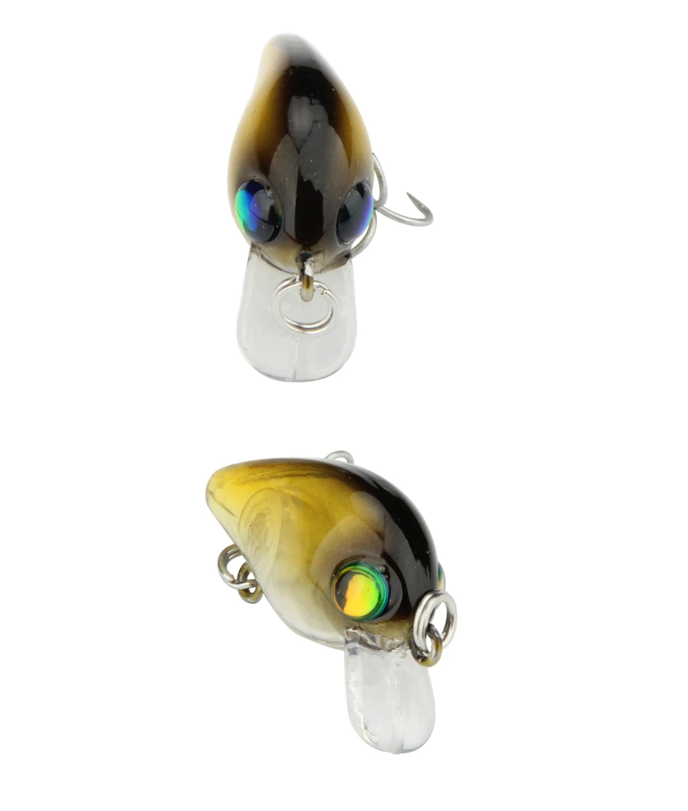 High Quality ABS Plactic Lure 1pc 3cm 1.5g Crankbait Fishing Lure Minnow Floating Isca Crankbait VMC Hook Fishing Tackle  (20)