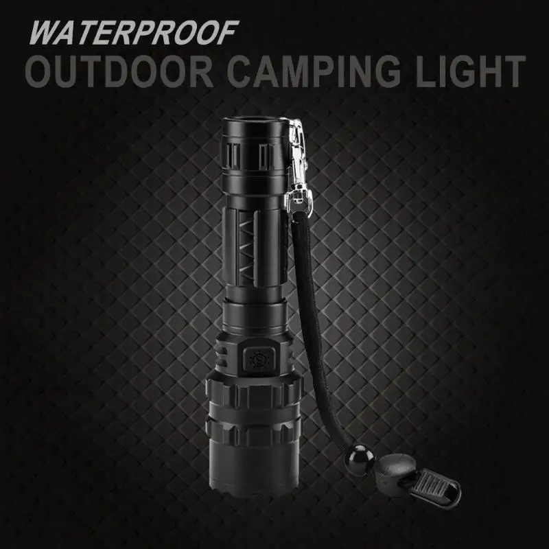 Sale Ultra Bright 5 Light Modes LED Flashlight Outdoor Camping Electric Torch 5