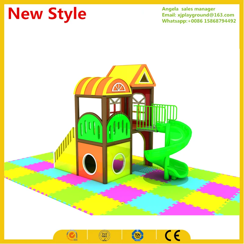 

2017 New arrival small indoor playground with silde for home