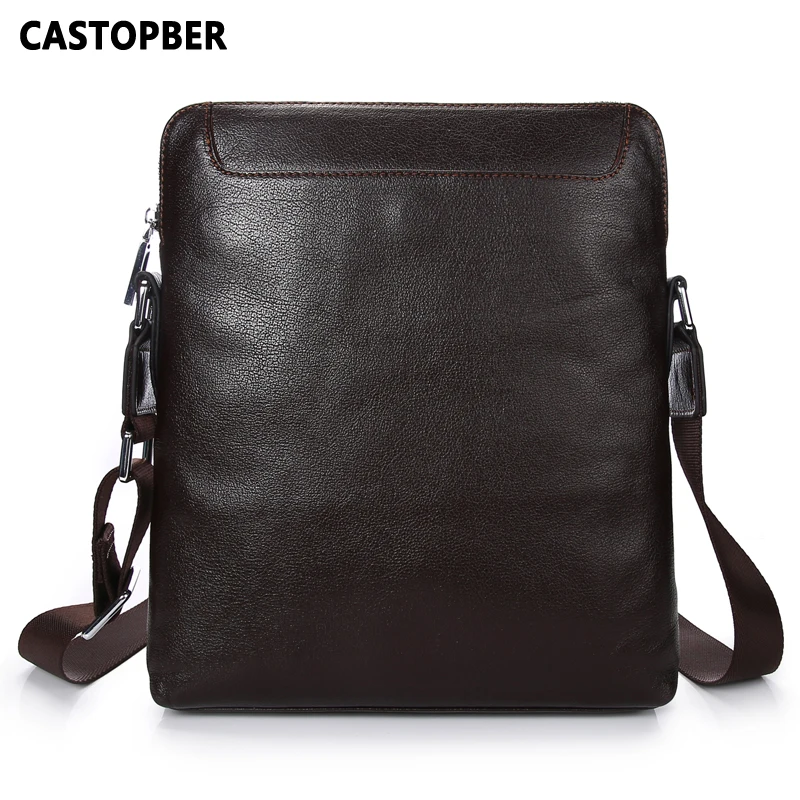 Men Crossbody Bag Genuine Leather Cowhide Business Handbags For Man One ...