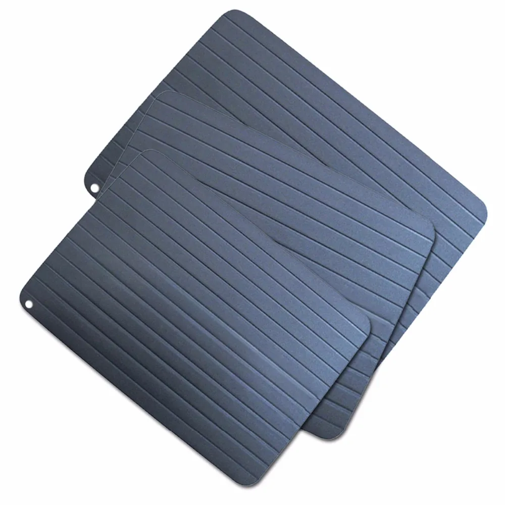 

Fast Defrosting Meat Tray Chopping Board Rapid Safety Thawing Cutting Tray Board Pad Kitchen Defroster Frozen Food Meat Holder