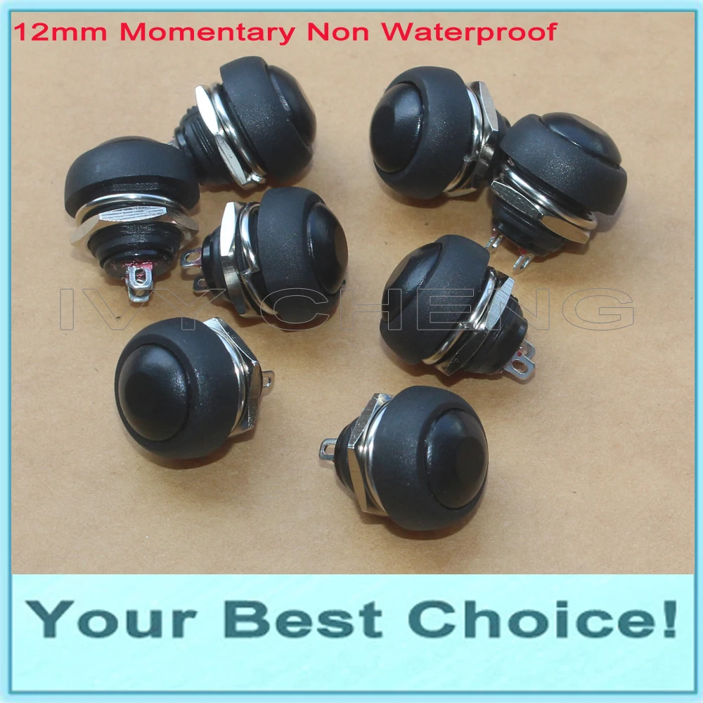 

1000pcs/Lot 12mm Momentary Plastic Push Button Switch (DHL Free Shipping)