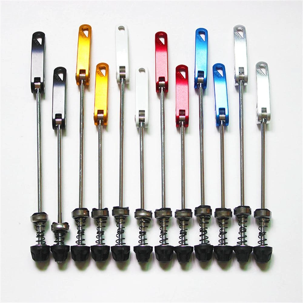 1Pair Bicycle Skewers Ultralight Quick Release Skewers for MTB Road Bike 4 Color