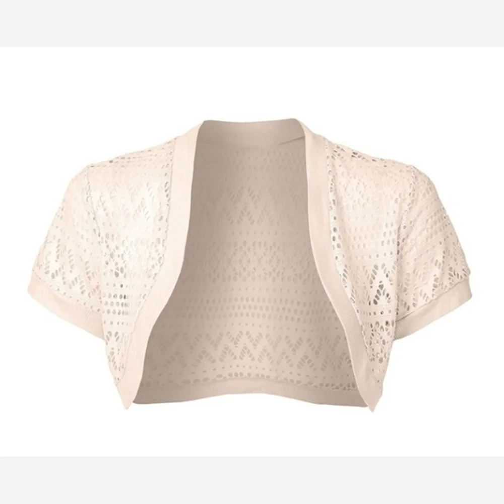 Summer Shawl Cardigan Short Jacket Coat Women Short Sleeve Cardigan Short Tops Black Spring Fashion Beige Sweater Clothes S-5XL Summer Shawl Cardigan Short Jacket Coat Women Short Sleeve Cardigan Short Tops Black Spring Fashion Beige Sweater Clothes S-5XL