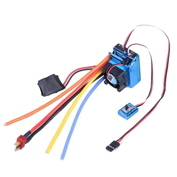 

Brushless 120A ESC Sensor Brushless Speed Controller for 1:8 1:10 RC Car/Truck Crawler
