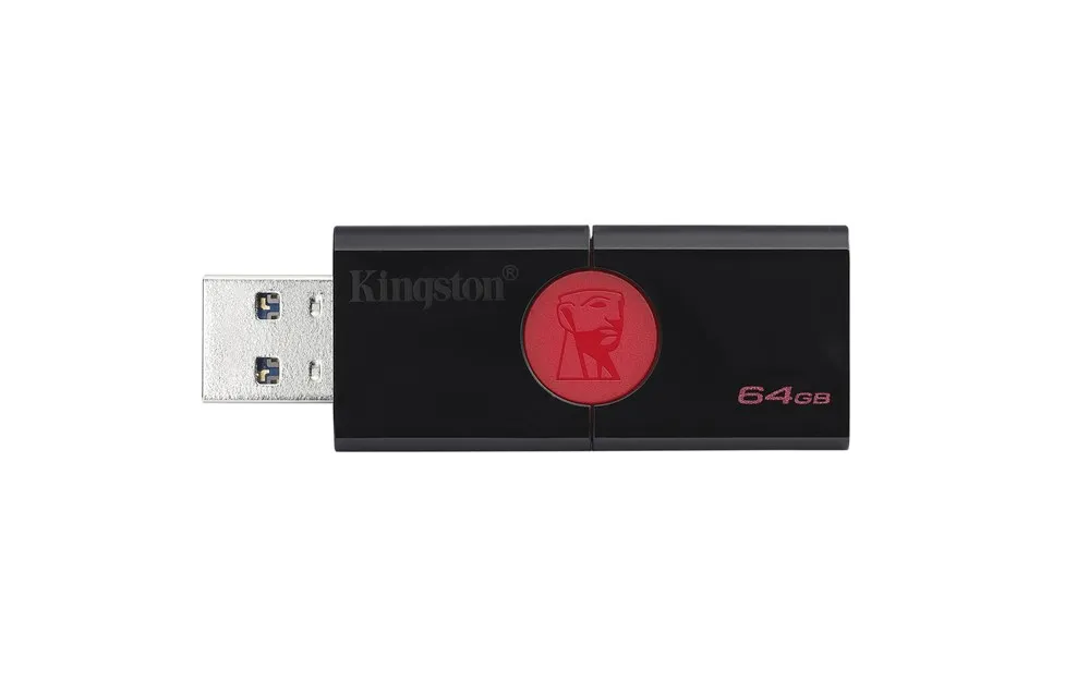 Kingston technology DataTraveler 106 64 GB 3 0 (3 1 Gen 1) разъем usb type A Slide черный красный|USB