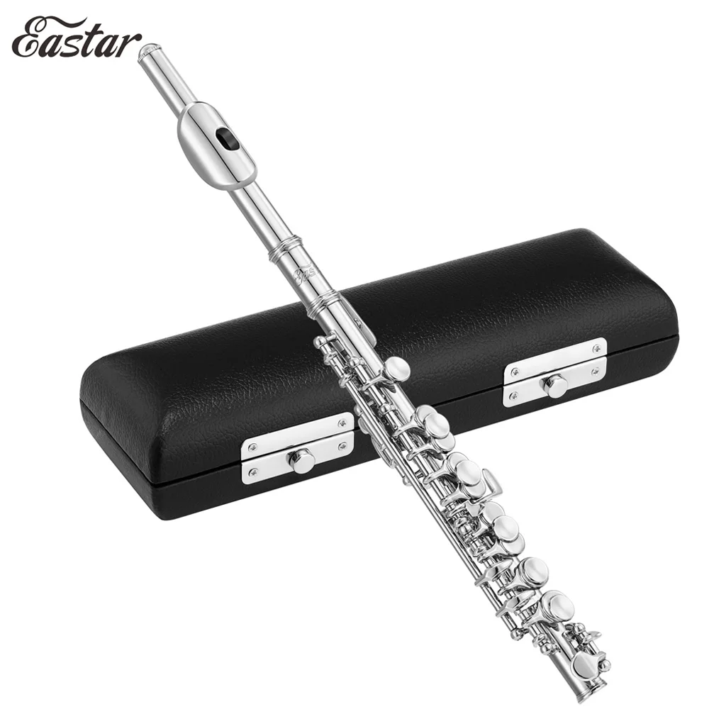 

Eastar Piccolo Key of C Half-size Flute Nickel Silver Plated Piccolo Woodwind Instruments Hard Case Cleaning Tool New Quality