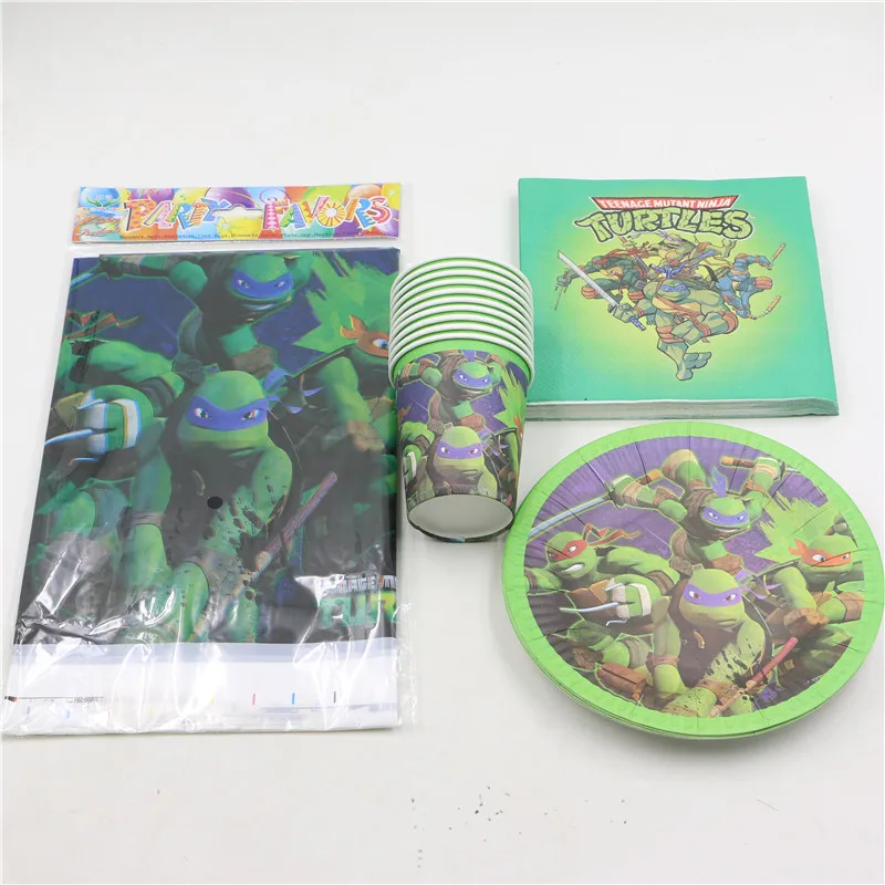 Birthday Decorations Cool Movie Ninja Turtles Theme Disposable