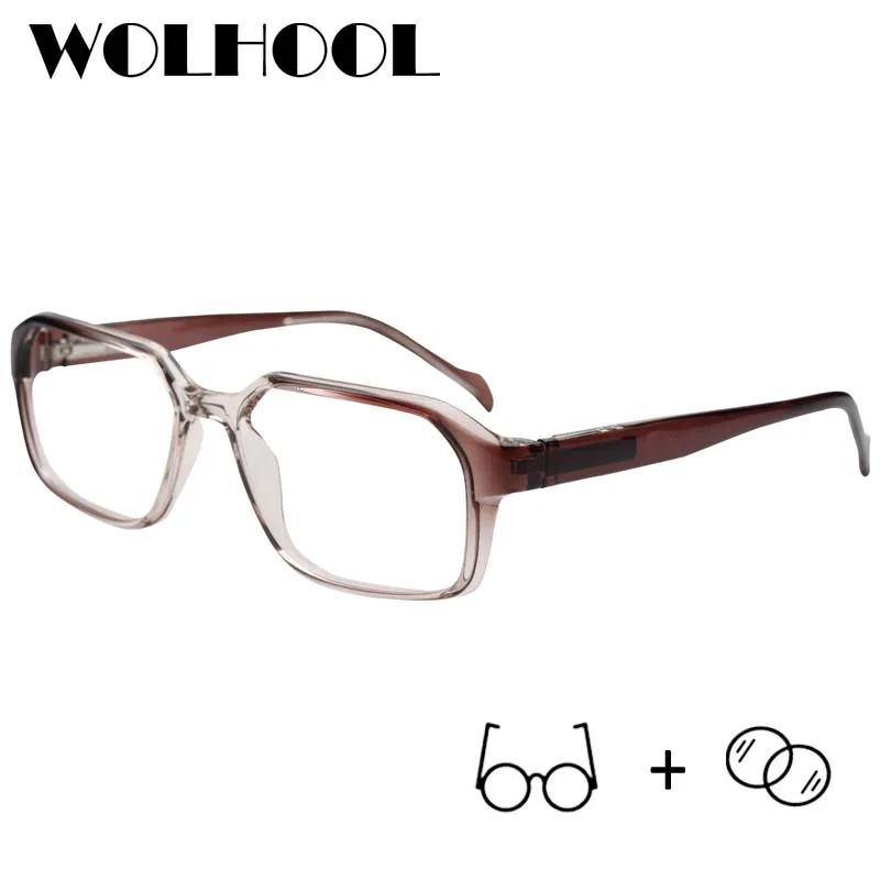 High Quality Tr90 Transparent Progressive Prescription Glasses Men Ultralight Square Optical Eyewear Spectacles Women |