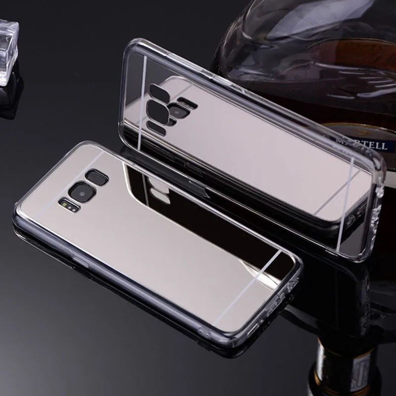 Роскошный зеркальный чехол с покрытием для Samsung Galaxy J5 J7 2017 Pro силиконовый S7 S6 Edge S8