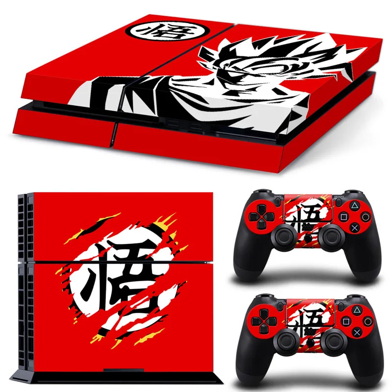 

Dragon ball skin sticker for Sony playstation 4 PVC vinyl full body cover sticker for ps4 console and controller play station4