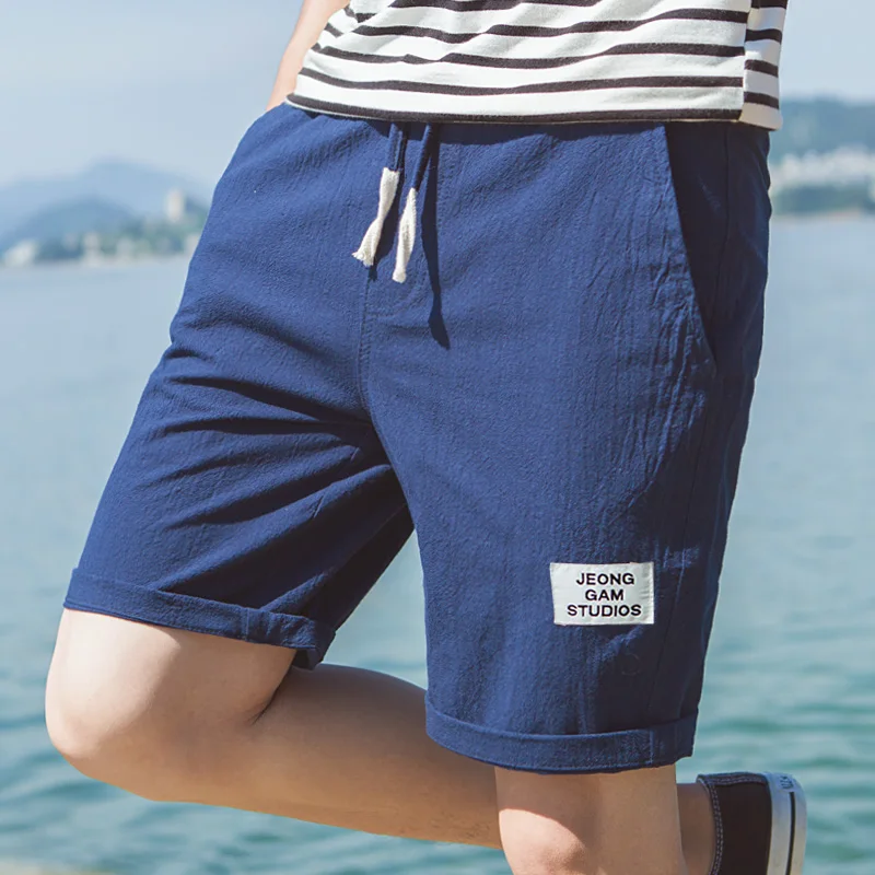 best casual shorts 2022 Summer Home Casual Shorts Men ,fashion Plus Size Mens Loose Cotton Shorts , Comfortable Breathable White Shorts Male  S-5XL best casual shorts Casual Shorts