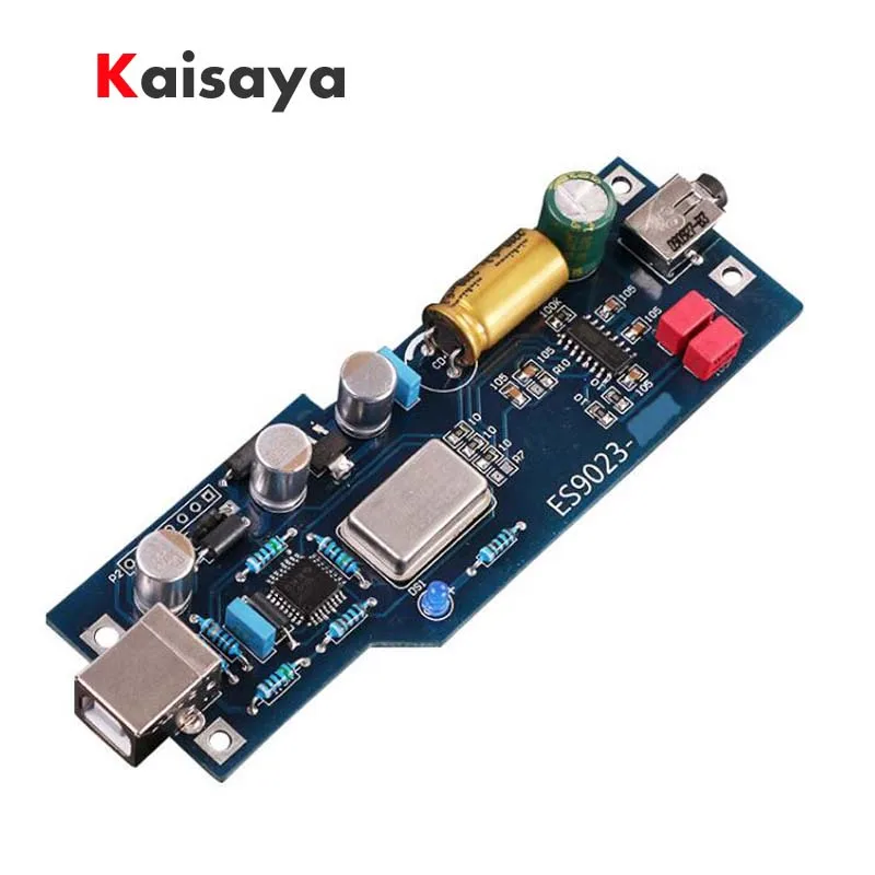 

PCM2706 + ES9023 hifi level audio DAC sound expansion card noise floor is Zero USB OTG decoder diy kit
