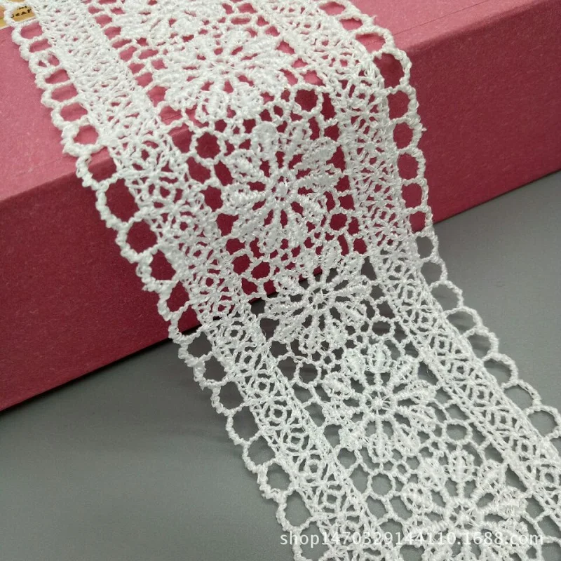 5cm Lace DIY Apparel Sewing &amp Fabric White Trimming Gift Packaging Ribbon | Дом и сад