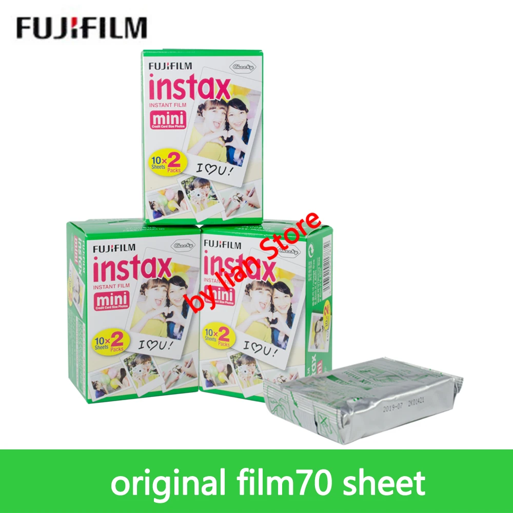 70 листов Fuji Fujifilm instax mini 9 8 пленок 3 дюйма белый край для мгновенного мини 9 8 7s 25 50s 9 90 камера Sp-2 фотобумага