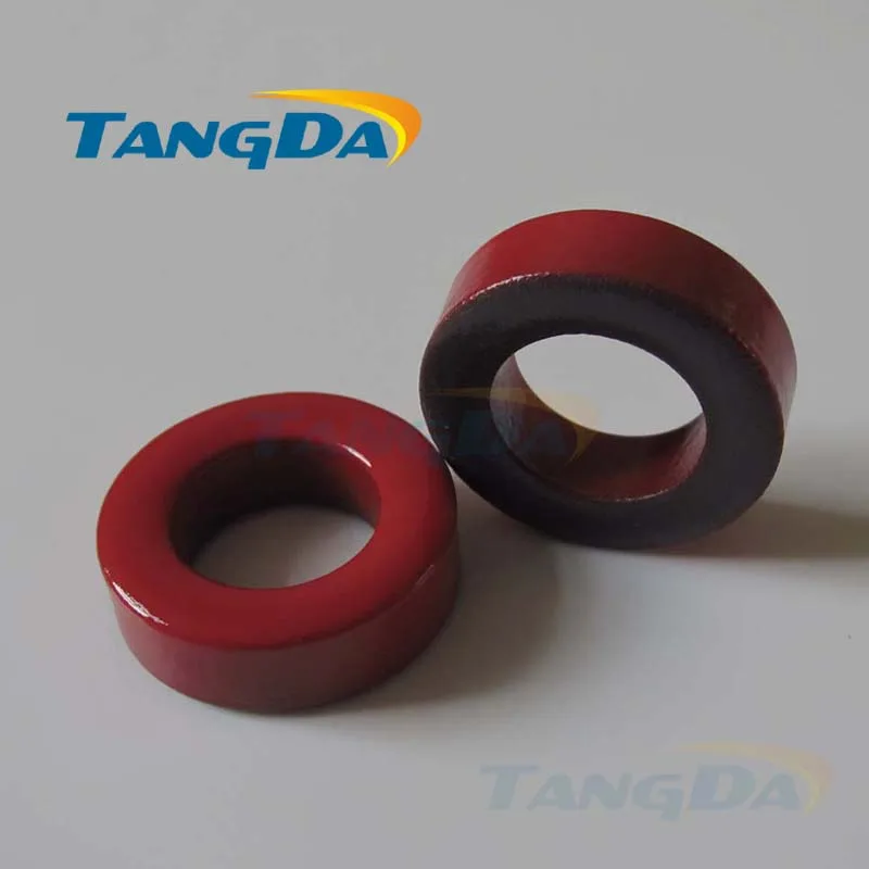 Tangda Iron powder cores T650-2 OD*ID*HT 165*88*51 mm 58nH/N2 10uo Iron dust core Ferrite Toroid Core Coating Red gray