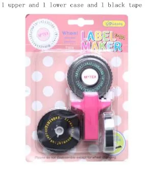 

[ Fly Eagle ] Pink 3D Embossing Manual Label Maker Dymo 9mm Hand Decorative Manual Tape Manual Typewriter DIY Print
