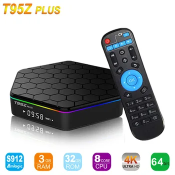 

leelbox t95z plus android tv box 7.1 amlogic S912 Octa-core 3G 32G 4K HD Dual Wifi Bluetooth4.0 Smart Tv Box Media Player